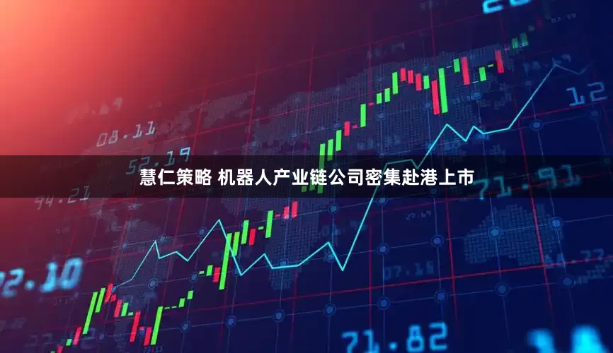 慧仁策略 机器人产业链公司密集赴港上市